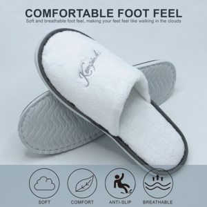 OEM corallo pile riutilizzabili <span class=keywords><strong>pantofole</strong></span> Hotel <span class=keywords><strong>pantofole</strong></span> <span class=keywords><strong>da</strong></span> matrimonio per la camera degli ospiti <span class=keywords><strong>pantofole</strong></span> Hotel usa e getta - Product Image 3