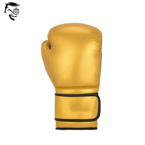Guantes de boxeo para hombre con diseño de logotipo personalizado profesional ODM y OEM tallas de piel de vaca auténtica de alta calidad 12oz y 16oz para kickboxing - Product Image 2