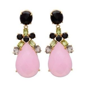 Nouvelle arrivée longues glands boucles d'oreilles couleurs uniques boucles d'oreilles en pierres précieuses boucles d'oreilles design classique par Gemstone - Product Image 1