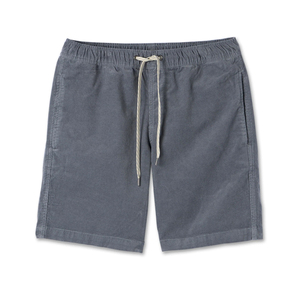 Pantalones cortos de pana para hombre hechos de algodón orgánico con un diseño casual con bolsillos y cordón ajustable Pure Cotton - Product Image 1