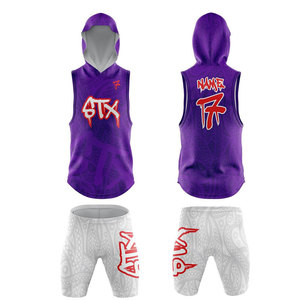 Ensemble de vêtements d'équipe de qualité professionnelle conçu pour les athlètes, uniforme de football 7V7, short, grande taille, léger, respirant, séchage rapide - Product Image 1