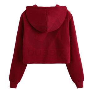 2025 respirant femmes haut court sweats à capuche en gros femmes entraînement haut court à capuche pour la vente en ligne - Product Image 2