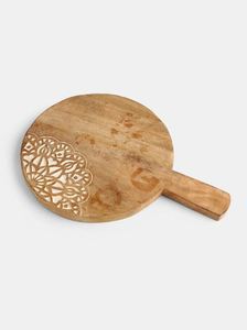 Plateau de service en bois design de qualité supérieure avec logo personnalisé au meilleur prix d'Inde - Product Image 3
