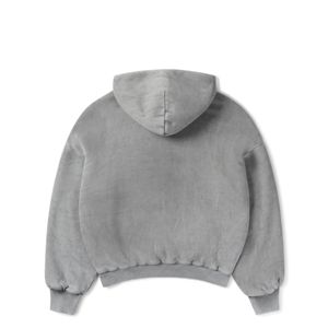 Sweat à capuche surdimensionné 100% coton de haute qualité Streetwear athlétique poids lourd uni avec logo brodé diverses couleurs pour l'hiver - Product Image 2