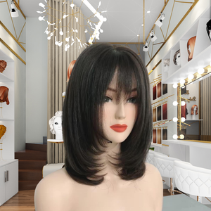 Peluca frontal de encaje HD sin pegamento para mujer de Ciudad Ho Chi Minh Línea de cabello natural y color personalizable - Product Image 5