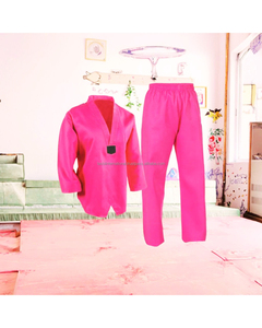 Uniforme Deportivo de Taekwondo y Lucha Libre, Duradero, Ligero, Elástico, de Secado Rápido, Transpirable, 100% Poliéster, con Detección de Agujas - Product Image 2