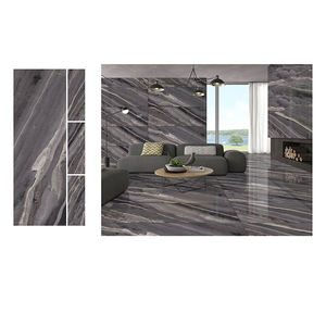 Carreaux de sol en porcelaine de luxe moderne pour salon, marbre brillant, entièrement polis, émaillés 600X1800mm - Product Image 3