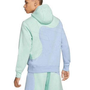 Ensemble court d'été pour hommes de qualité supérieure sweat à capuche et short de survêtement personnalisés 100% coton motif solide grande taille survêtements - Product Image 3