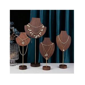 Precio de fábrica Expositor de joyería de madera Soporte de exhibición de joyería único Soporte de exhibición de pendientes para Decoración - Product Image 4