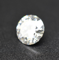 Moissanite Gemstone White GRA Certified D Color VVS Clarity Round Graved Laser Round 3-15MM, Diamond Cut Gemstone