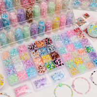 Perles de verre émaillées multicolores en forme de cercle, perles en vrac pour la fabrication artisanale de bijoux, bracelets, colliers, fournitures de bricolage