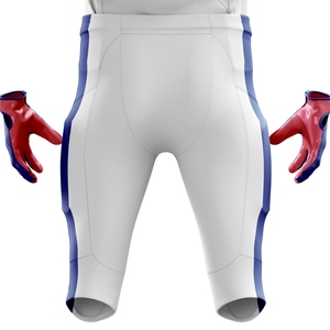 Uniforme de fútbol americano para hombres, Jersey y pantalones de equipo personalizados, ropa deportiva de sarga transpirable, kit de entrenamiento cosido duradero - Product Image 6