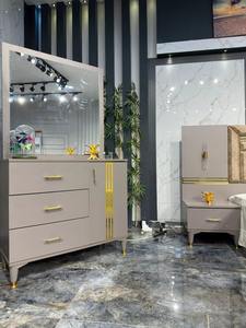 Lit escamotable confortable de luxe coiffeuse ensemble de meubles de chambre à coucher pour la maison bureau hôtel entrepôt sommeil doux avec rangement - Product Image 6