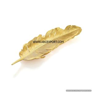 Plateaux de décoration design plaqués or feuille bol de service moderne assiette et bol de service en gros pour fournisseur en gros - Product Image 2