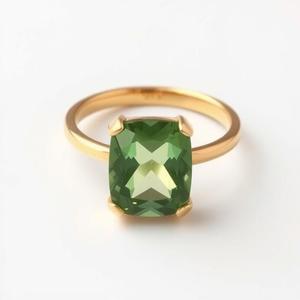 Fabricant de haute qualité 925 Sterling Silver Emerald Women Lady Jewelry Diamond Anniversaries for Party Occasions - Product Image 5