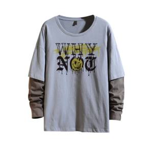 Camisetas personalizadas 100% algodón, corte ajustado, estilo urbano, doble capa, manga larga, con impresión DTG para hombre - Product Image 5