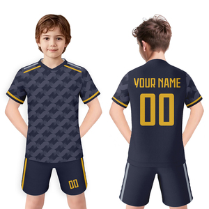 Ensemble de maillot de football personnalisé pour enfants, uniforme d'entraînement d'équipe de jeunes, numéro de nom, cadeau pour garçons, filles, fans, groupe d'âge, enfants - Product Image 3