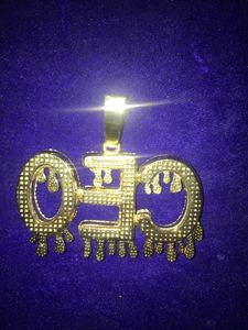 Colgante de letra personalizado de corte redondo de 3.80Ct con moissanita real chapado en oro rosa de 14K para fiestas - Product Image 4