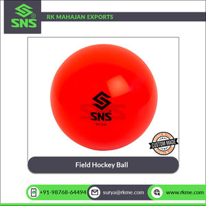 โลโก้ที่กําหนดเองคุณภาพระดับพรีเมียมการก่อสร้างกลวงพื้นผิวเรียบตรงกับลูกฮ็อกกีฬาสนาม PVC คุณภาพสําหรับขาย - Product Image 2