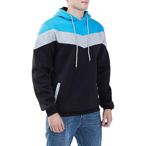 Pull Basics personnalisé en gros sweats à capuche d'hiver pour hommes Pakistan fait contraste de couleur nouveau modèle technique de teinture unie haut tendance - Product Image 4