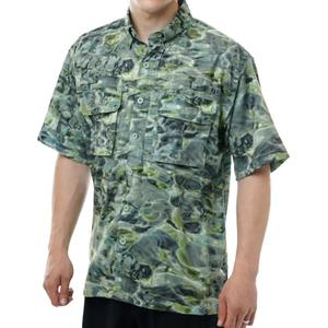 Camisas con Estampado de Peces 2026, Ventiladas, de Secado Rápido, UPF 50, Ropa de Pesca con Bolsillo en el Pecho con Botón, Estampado de Camuflaje/Ropa de Pesca - Product Image 1