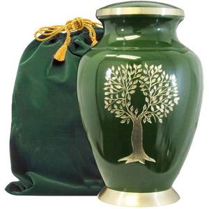 Urnes funéraires imprimées de motifs floraux, pot commémoratif tendance, pot de crémation, récipient pour cendres d'adultes, urne pour cendres humaines - Product Image 6