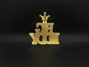 Collier pendentif Hip Hop personnalisé en alliage d'argent tibétain et acier inoxydable, plaqué imitation rhodium, style Bling urbain avec diamants glacés - Product Image 2