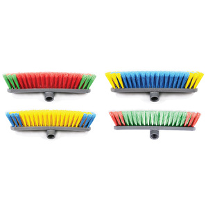 Balai à pousser multifonction à long manche de 12 pouces avec tête de balai en PP et poils souples/durs pour un usage quotidien - Product Image 5