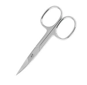 Ciseaux de manucure professionnels de haute qualité or cuivre ciseaux à ongles en acier inoxydable avec outil de beauté à lame tranchante incurvée - Product Image 3