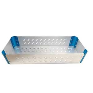 Caja Vacía de Acero Inoxidable de 16x6.5x3 para Almacenamiento de Instrumentos Quirúrgicos, Organizador de Instrumentos Médicos Manual - Product Image 5