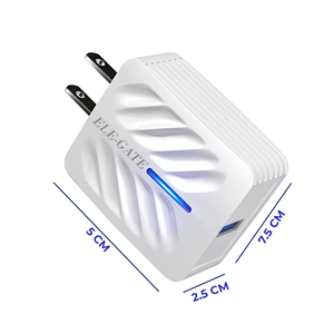 Caricabatterie QC3.0 a ricarica rapida per cellulari e auricolari con cavo Type-C, uscita 5V3A, compatibile con prese JP, EU, US - Product Image 4