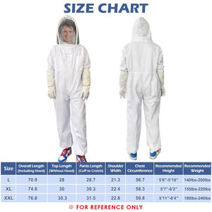 Traje de Apicultura Unisex, Transpirable, Anti-UV, de Secado Rápido, Resistente a Desgarros y Absorbente de Humedad, para Apicultores - Product Image 2