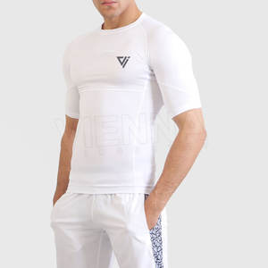 T-shirts de sport pour hommes de haute qualité, à manches courtes, col rond, séchage rapide - Product Image 3