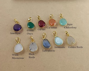 Carnelian Uneven Bezel <b>Pendant</b> - Product Image 3