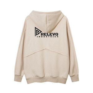 Sweat à capuche surdimensionné élégant pour homme, 100% coton molletonné, décontracté, sweat à capuche personnalisé pour homme, lavage à l'acide, avec service OEM - Product Image 4