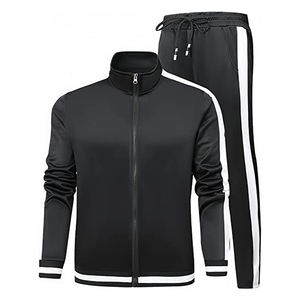 2023 último diseño Slim Fit chándal hombres con capucha algodón sudor traje elegante gimnasio desgaste cantidad a granel trajes chándal - Product Image 6