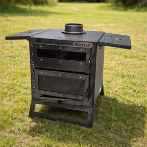 Poêle de camping portable à bois avec revêtement en soie fabriqué en Turquie - Product Image 1