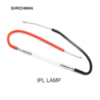 Tube de lampe laser au xénon SHRICHMAN F1404, quartz allemand Heraeus Shanghai IPL, 70 Lm/W, 145 mm, pour appareils de beauté cliniques esthétiques