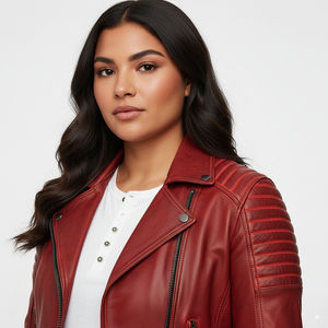 Veste en cuir de vachette personnalisée pour homme, fourrure sur peau, veste de motard de cow-boy, veste d'hiver, prête à être expédiée - Product Image 6