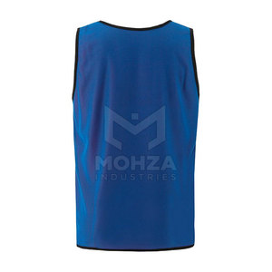 New Design Custom Logo Breathable Short Sleeve <b>Training</b> <b>Bibs</b> 100% Polyester Quick Dry Sports Wear Low Price - Product Image 2