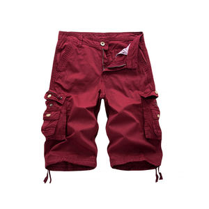 Ensemble de shorts cargo personnalisés pour hommes, imprimé paisley, vente en gros, décontracté, taille élastique, respirant, toile, longueur genou, vert - Product Image 3