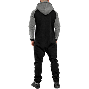 Combinaisons pour hommes à capuche, streetwear tendance 2025, respirantes, séchage rapide, 100% coton, taille personnalisée, adultes - Product Image 2