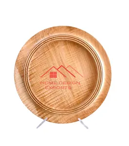 Home Decor Pearl Wood Charger Plate Luxury Hand Made Wooden Items Charger Plate Fof Home And Hotel Uae At Wholesale Rate