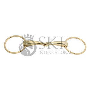Embouchure en cuivre à conception personnalisable Double joint SS Anneau lâche Mèche Cheval Produit équestre pour une conduite sûre - Product Image 4