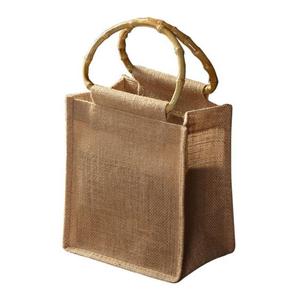 Sacs à main fabriqués en Inde Sacs surdimensionnés en jute avec logo personnalisé imprimé Sac à main le plus tendance Sac à main fabriqué avec motif personnalisé - Product Image 6
