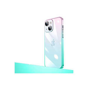 Funda de Silicona de Lujo con Degradado de Color Brillante para iPhone 14 Plus, Serie Senkron de LCKC, con Protección para la Cámara - Product Image 1