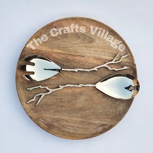 Ensemble de serveurs à salade en acier inoxydable avec manche en nacre, ensemble de 6 pièces, passe au lave-vaisselle, gadgets de cuisine, outils à salade - Product Image 5