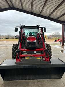 Low Hour Massey Ferguson 4710 Diesel Farm Tractor Utility Agricultural Equipment 4WD Front Loader Heavy Duty Commercial <b>Machine</b> - Product Image 1