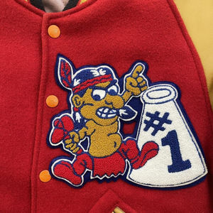 Chaquetas Varsity Personalizadas de Alta Calidad para Hombre, con Mangas de Cuero y Lana Mezclada, Estilo Letterman - Product Image 2