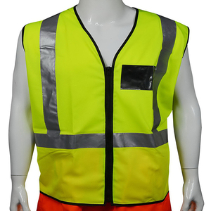 Venta caliente Chaleco de construcción Chaqueta de noche de seguridad reflectante de seguridad con logotipo personalizado Ciclismo Correr Trabajo Chaleco resistente - Product Image 5
